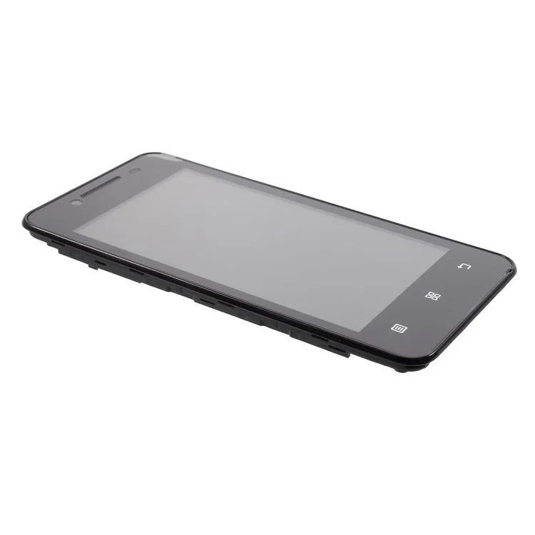 Conjunto de Pantalla LCD y Digitalizador OEM Con Carcasa Delantera Para Lenovo A319 - Negro