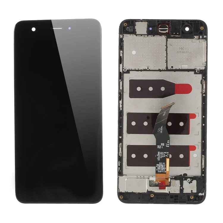 LCD Screen and Digitizer Assembly + Frame for Huawei nova - Black