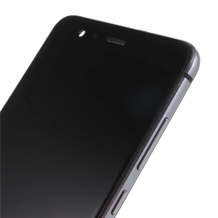 Gruppo di Schermo LCD e Digitalizzatore Con Alloggiamento Anteriore Per Huawei P10 Lite - Nero