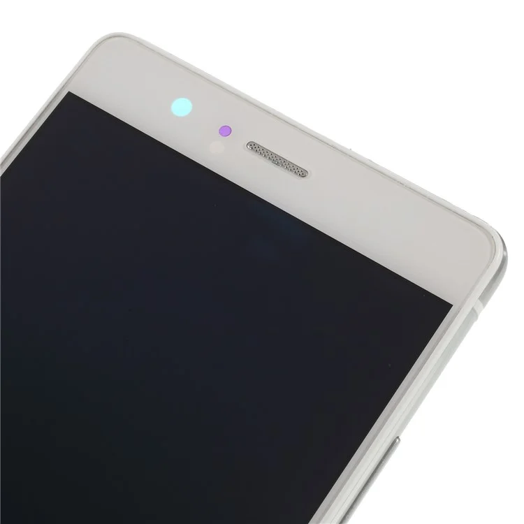 LCD Screen and Digitizer Assembly + Frame Replace Part for Huawei P9 Lite - White