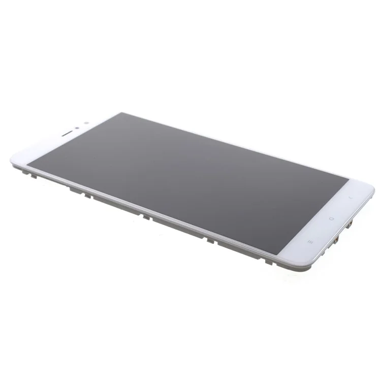 LCD Screen and Digitizer Assembly + Frame Replacement (Non-OEM) for Xiaomi Mi 5s Plus - White