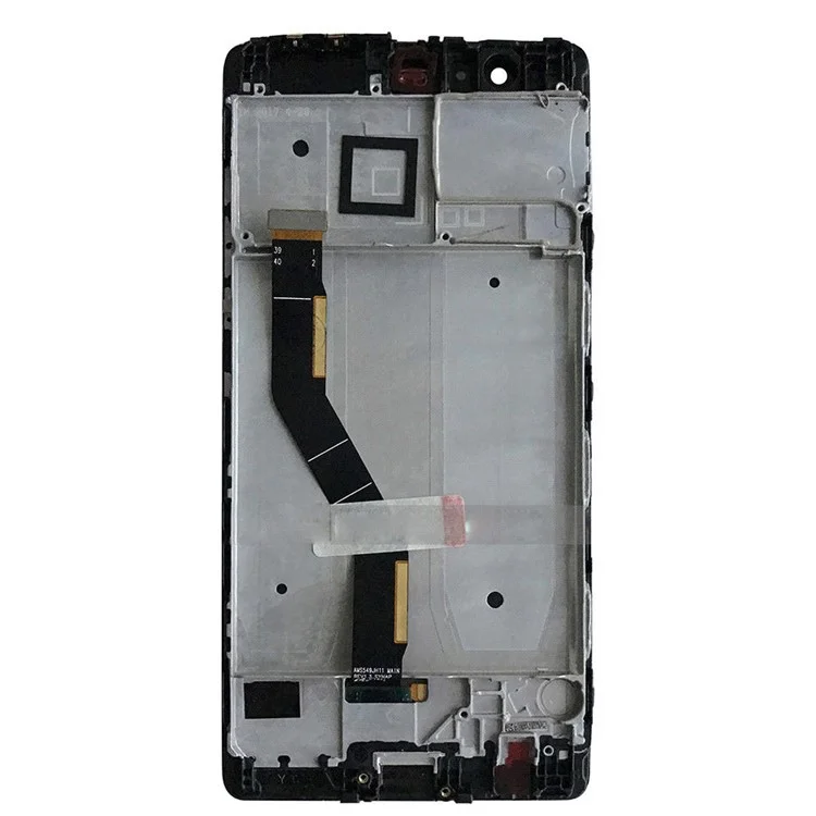 Assemblaggio di Schermo e Digitalizzatore LCD + Frame Per Huawei P9 Plus (senza Logo) - Nero