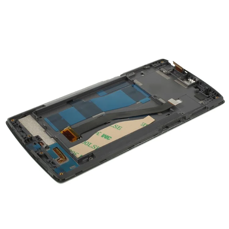 LCD Screen and Digitizer Assembly + Frame Replacement for OnePlus One - Black