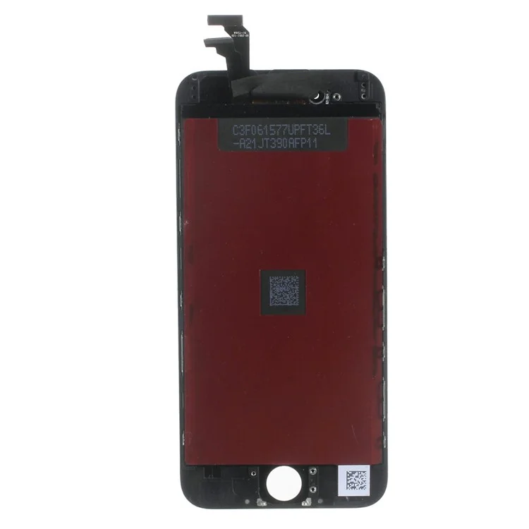 For iPhone 6 4.7 LCD Screen and Digitizer Assembly + Frame with Small Parts (Made by China Manufacturer - Brighter Version) - Black