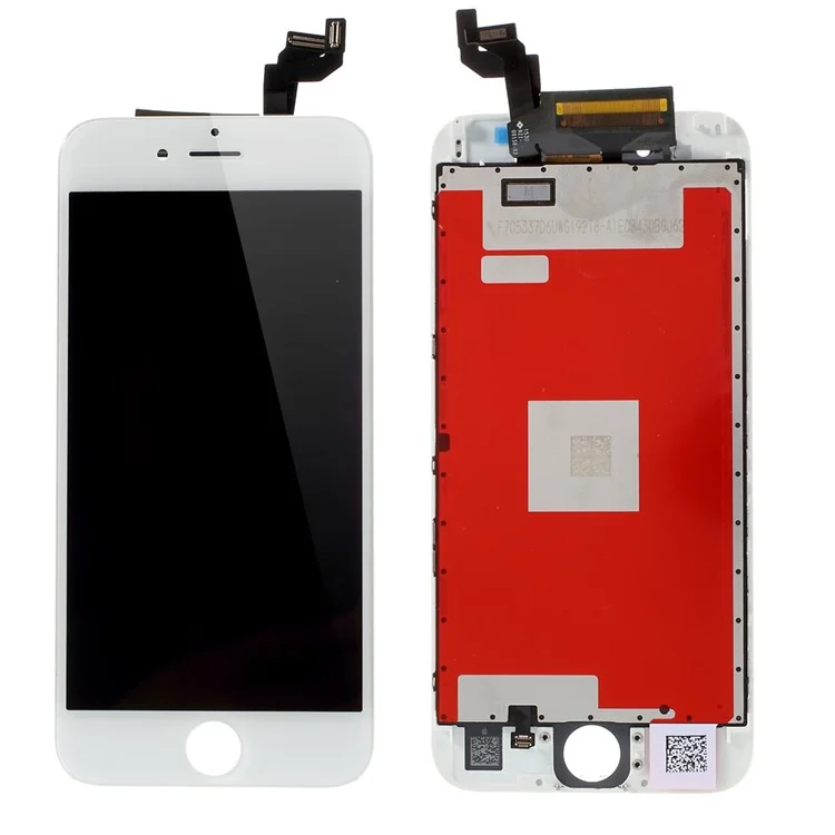 For iPhone 6s 4.7-inch LCD Screen and Digitizer Assembly + Frame with Small Parts (Made by China Manufacturer ESR, Full View, 380-450cd/m2 Luminance) (without Logo) - White