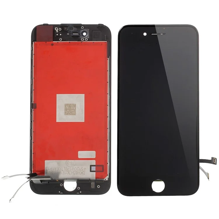 LCD Screen and Digitizer Assembly + Frame with Small Parts for iPhone 7 4.7 (Made by China Manufacturer - Brighter Version) - Black