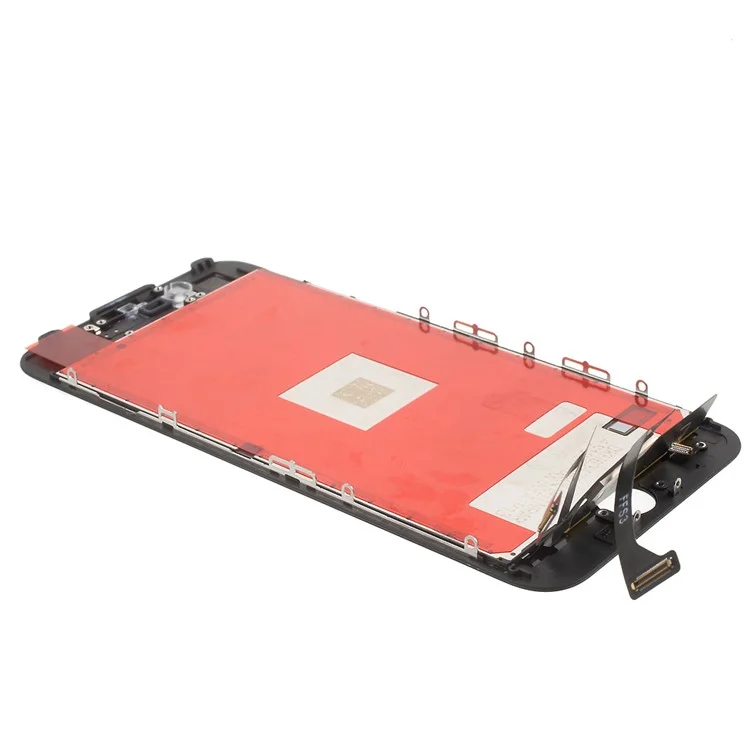 LCD Screen and Digitizer Assembly + Frame with Small Parts for iPhone 7 4.7 (Made by China Manufacturer - Brighter Version) - Black