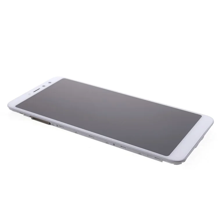 LCD Screen and Digitizer Assembly Part + Frame for Xiaomi Redmi S2 / Y2 - White