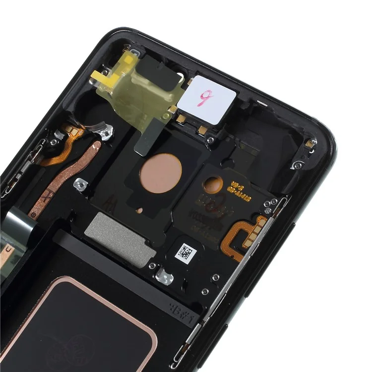 Écran LCD OEM et Numériseur + Partie du Cadre D'assemblage Pour Samsung Galaxy s9 + G965 (sans Logo) - le Noir