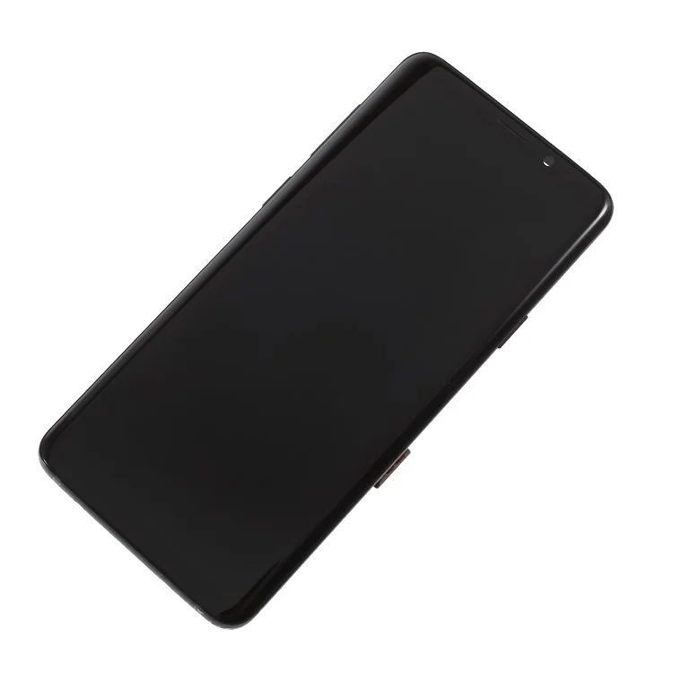 Pantalla LCD OEM y Parte Del Marco de Ensamblaje Para Samsung Galaxy s9 + G965 (sin Logotipo) - Negro