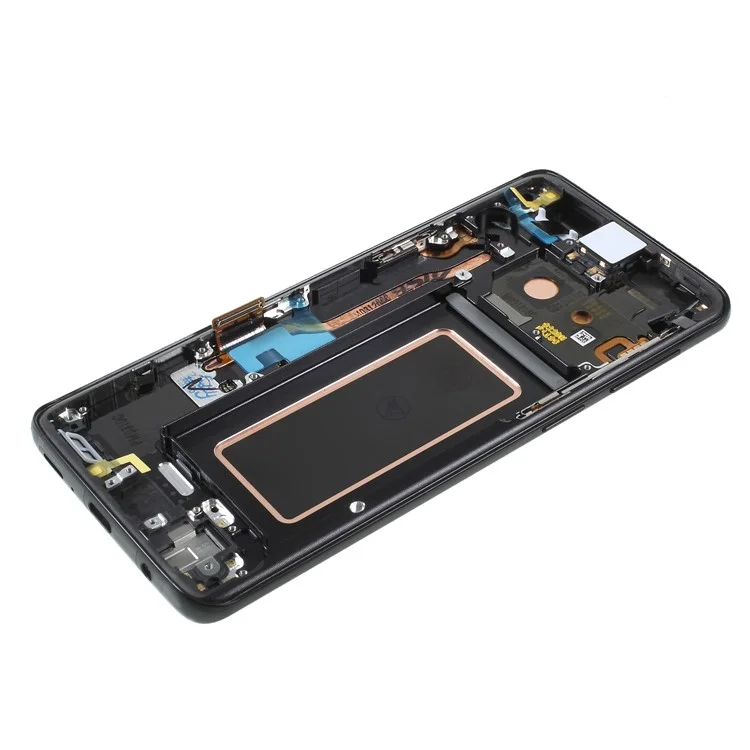 OEM LCD Screen and Digitizer + Assembly Frame Part for Samsung Galaxy S9 G960 - Black