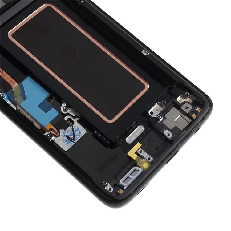 OEM LCD Screen And Digitizer Assembly + Frame Parte (sem Logotipo) Para Samsung Galaxy S9 G960 - Preto