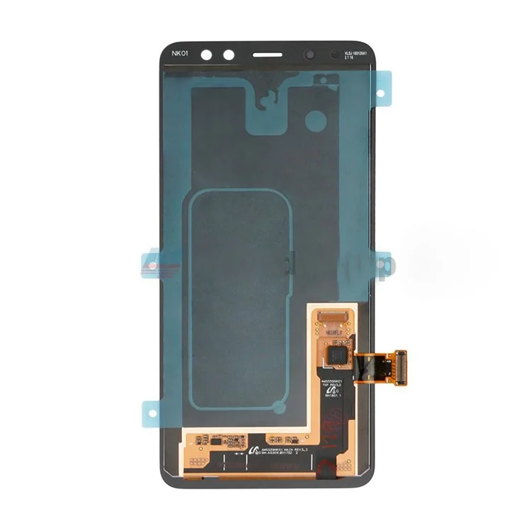 OEM LCD Screen And Digitizer Assembly Substituição Para Samsung Galaxy A8 (2018) A530 - Preto