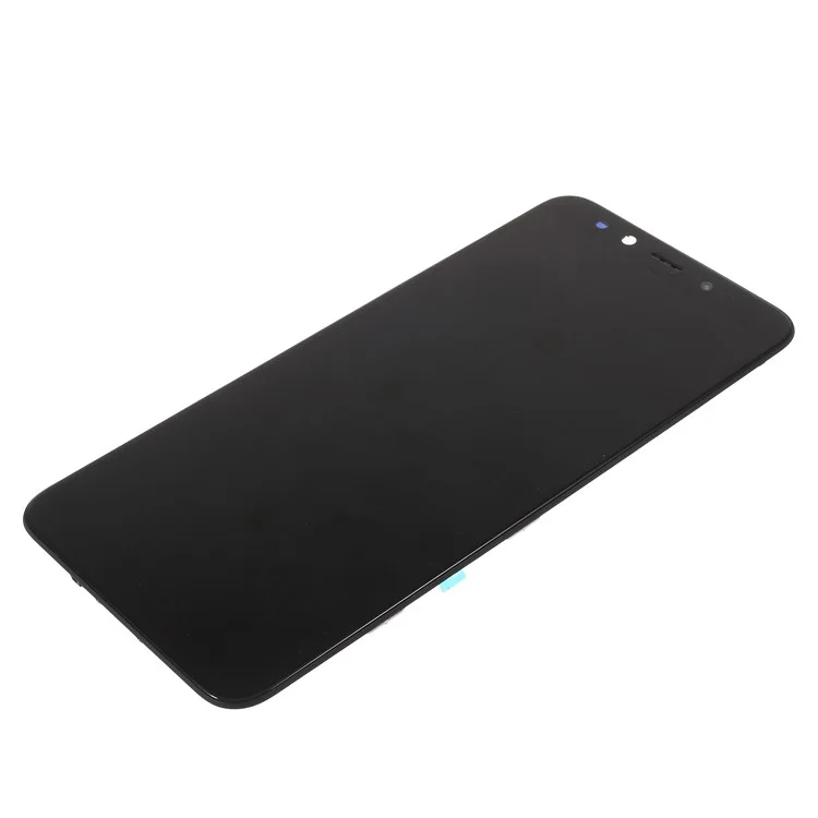 LCD-Bildschirm und Digitizer-Montage-Reparaturteil mit Rahmen (ohne Logo) für Xiaomi Mi A2 / Mi 6X - Schwarz