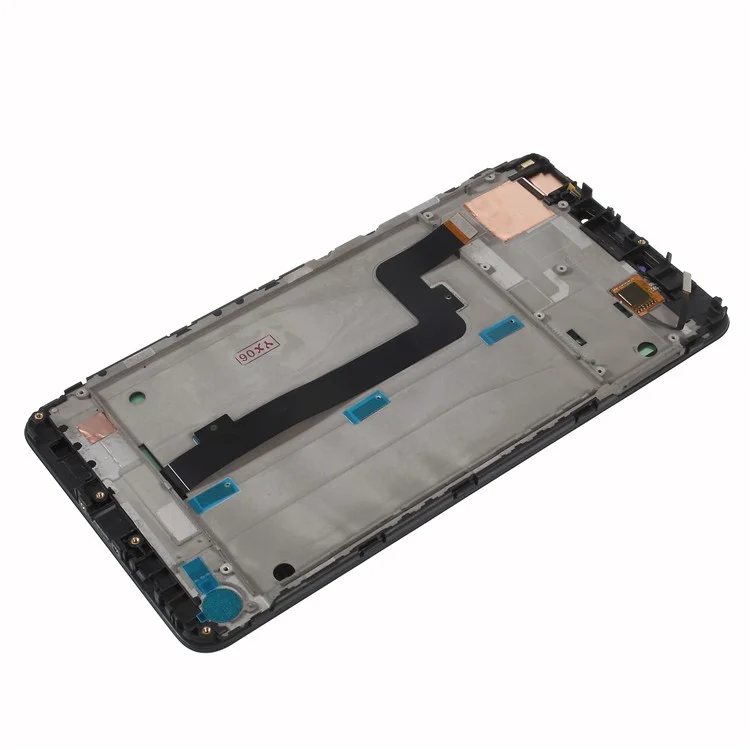 LCD Screen and Digitizer Assembly Part with Frame for Xiaomi Mi Max 2 - Black