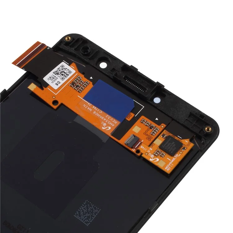 OEM Desmontagem LCD Screen And Digitizer Assembly + Frame Para Lenovo P2 - Preto