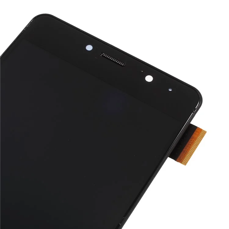 OEM Desmontagem LCD Screen And Digitizer Assembly + Frame Para Lenovo P2 - Preto