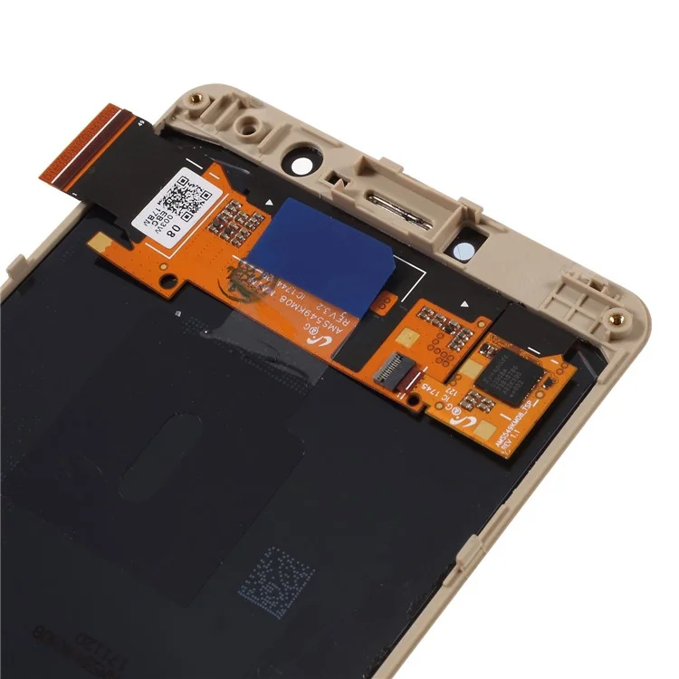 OEM Disassembly LCD Screen and Digitizer Assembly + Frame for Lenovo P2 - Gold