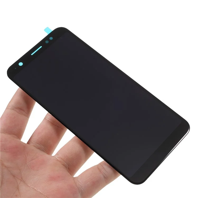 Pieza de reparación de pantalla LCD y conjunto digitalizador OEM para Asus Zenfone Max (M1) ZB555KL (sin logotipo) - Negro