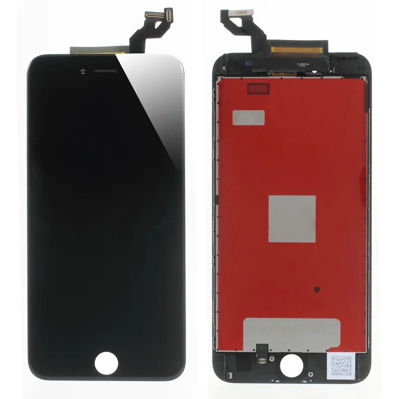 Assemblaggio di Schermo e Digitalizzatore LCD + Parte di Riparazione Del Telaio (realizzata Dal Produttore Cinese, Luminosità 380-450cd/m2) Per Iphone 6s Plus - Nero