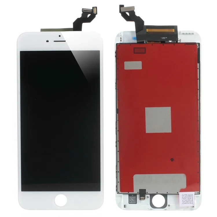 LCD Screen and Digitizer Assembly + Frame Replacement (Made by China Manufacturer, 380-450cd/m2 Brightness) for iPhone 6s Plus - White