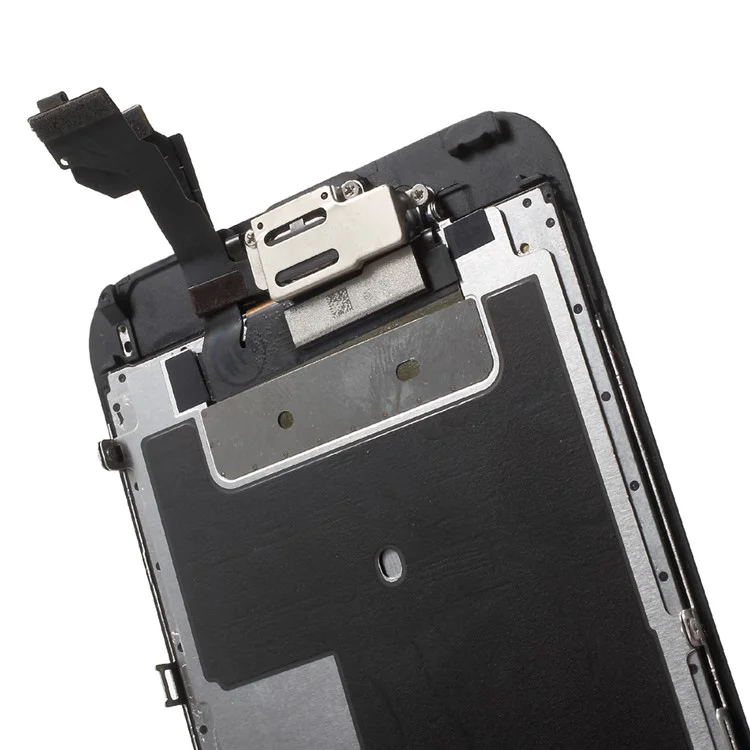 Para o Iphone 6s Plus LCD Screen And Digitizer Assembly Com Estrutura e Peças Pequenas (fabricadas Pelo Fabricante da China, Brilho 380-450cd/m2) - Preto