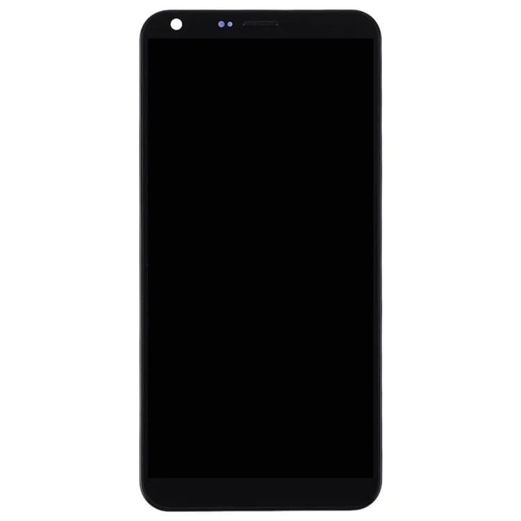 LCD Screen and Digitizer Assembly with Frame for LG Q6 - Black