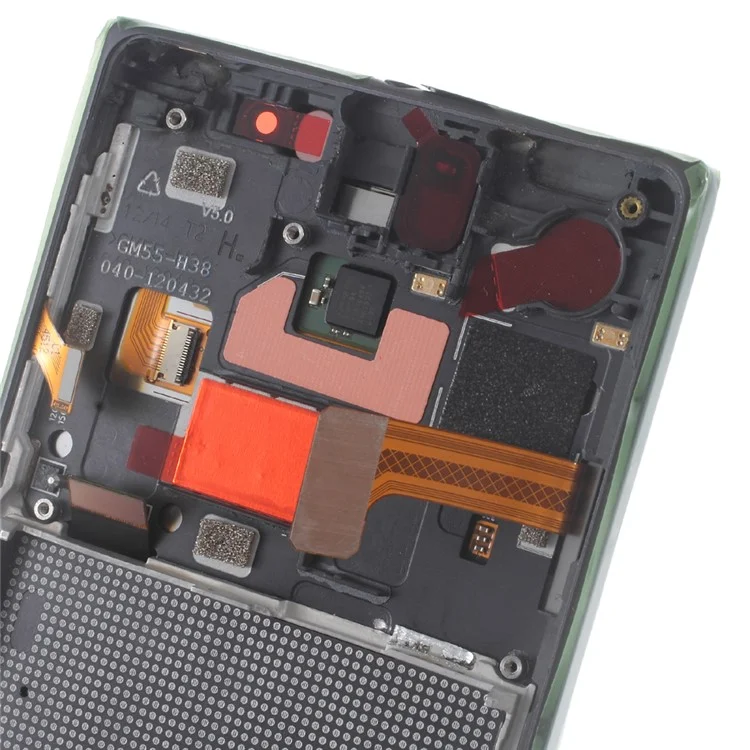 Montagem de Tela e Digitalizador LCD Com Alojamento Frontal Para Nokia Lumia 830 - Preto