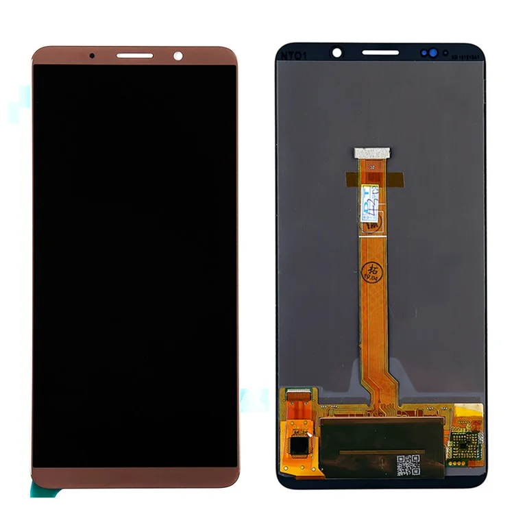 Parte de reparación del conjunto de pantalla LCD y digitalizador (sin logotipo) para Huawei Mate 10 Pro - Marrón