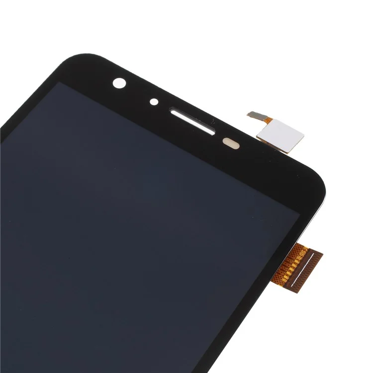 LCD Screen and Digitizer Assembly + Frame Replace Part (without Logo) for Doogee Y6 - Black