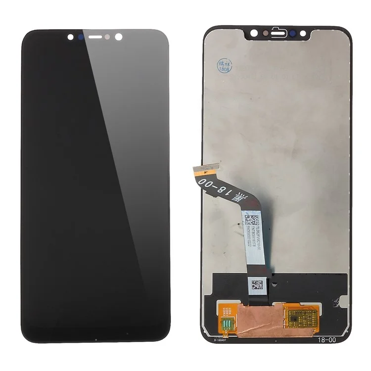 Tela LCD e Peça de Montagem do Digitalizador Para Xiaomi Pocophone F1 / Poco F1 (índia) - Preto