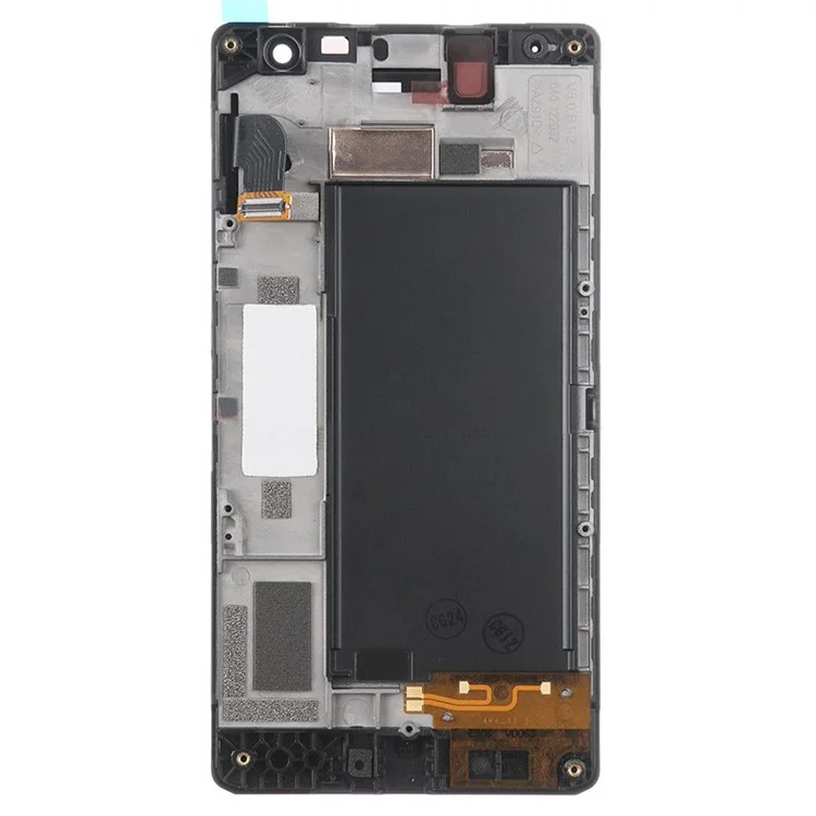 LCD Screen and Digitizer Assembly with Front Housing for Nokia Lumia 730 Dual SIM