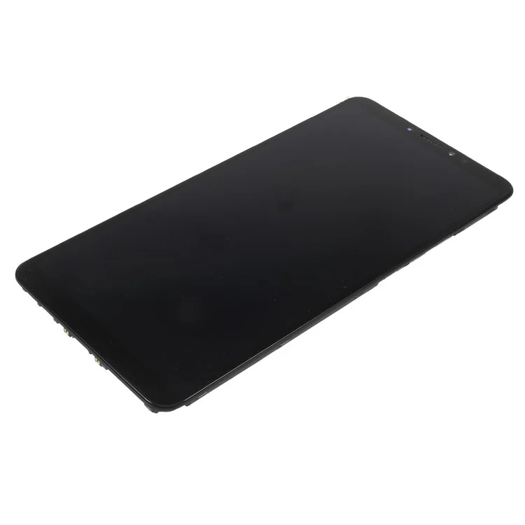Сборка ЖК-экрана и цифрового блока + рамка для Xiaomi Mi Max 3 - черная