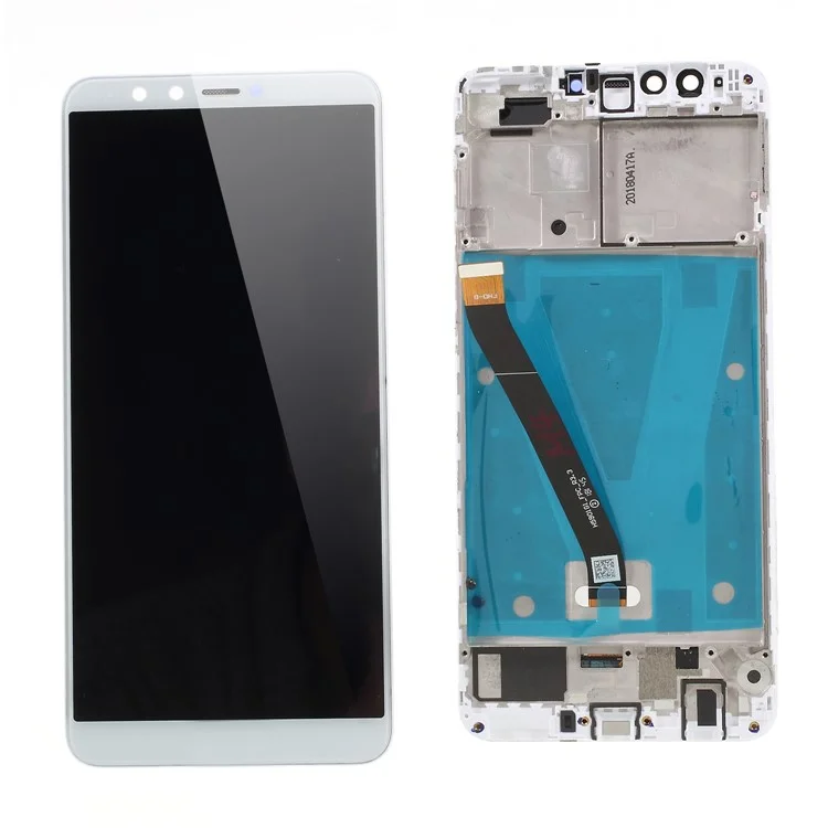 LCD Screen and Digitizer Assembly + Frame Replacement for Huawei Y9 (2018) / Enjoy 8 Plus - White