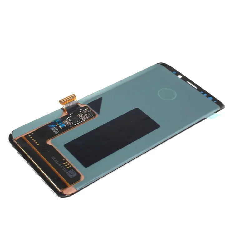 LCD Screen and Digitizer Assembly Part (Non-OEM Screen Glass Lens, OEM Other Parts) (without Logo) for Samsung Galaxy S9 G960 - Black