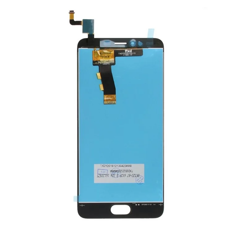 Para Meizu m5 LCD Screen e Digitalizer Assembly Replacement Part (desmontagem Oem) - Preto