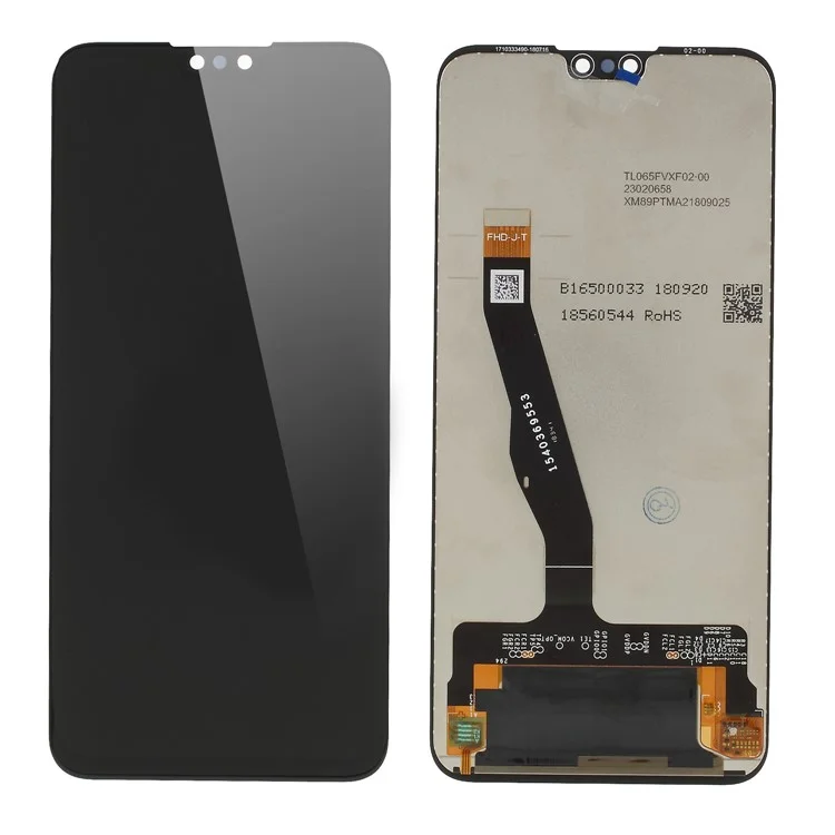Écran LCD OEM et ensemble de numériseur de remplacement pour Huawei Y9 (2019) / Enjoy 9 Plus (sans logo) - Noir