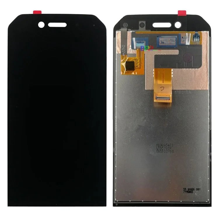 Parte di Riparazione di Riparazione di Scherenza e Digitatore LCD OEM Per Cat S41 - Nero