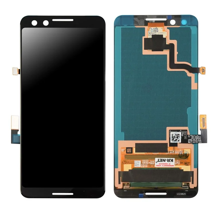 Partido de la Pantalla LCD y el Ensamblaje Del Digitalizador OEM (sin Logotipo) Para Google Pixel 3 - Negro