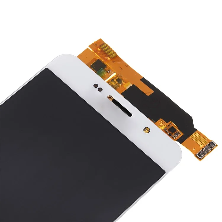 LCD Screen and Digitizer Assembly Replacement Part with Screen Brightness IC for Samsung Galaxy A7 (2016) A710 - White
