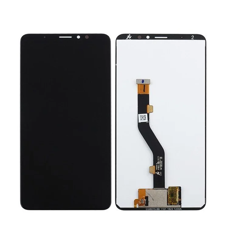 Tela LCD e Peça de Reparo de Montagem do Digitalizador Para Meizu Note8 - Preto