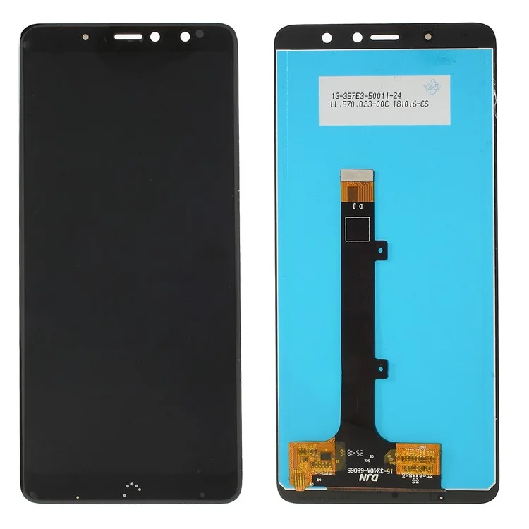 Écran LCD OEM et Ensemble de Numérisation Pour BQ Aquaris x2 / x2 Pro - le Noir