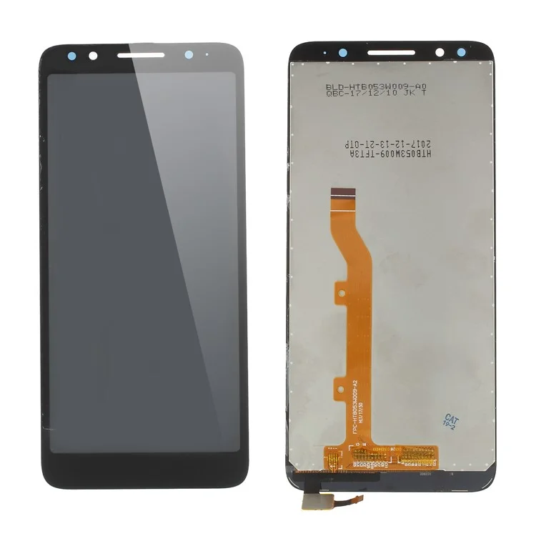 OEM LCD Screen and Digitizer Assembly Part Replacement for Alcatel 1X 5059 - Black