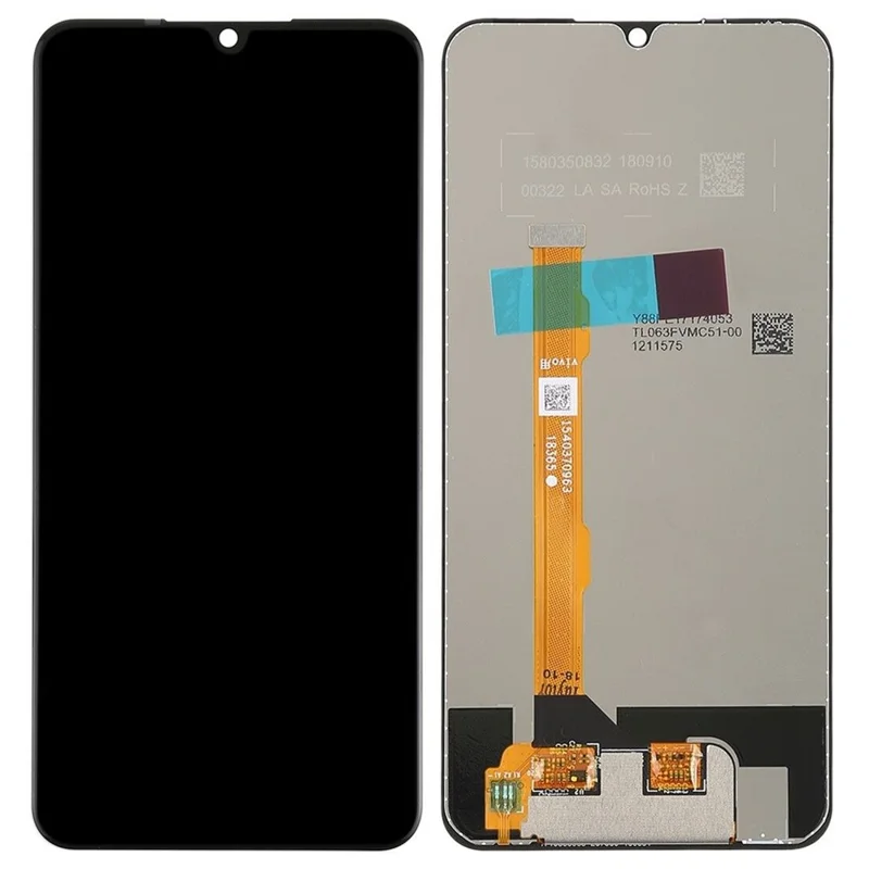 LCD Screen and Digitizer Assembly Replacement for Vivo Y97 / Z3 / Z3i / V11 (India)  / V11i - Black