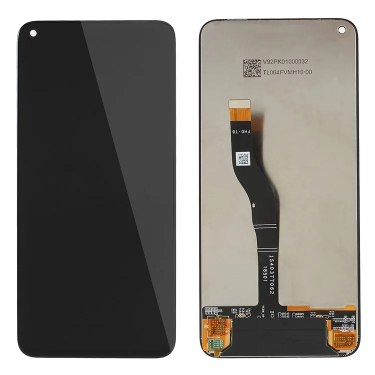 OEM LCD Screen And Digitizer Assembly (sem Logotipo) Para Huawei Nova 4 / Honra V20 - Preto