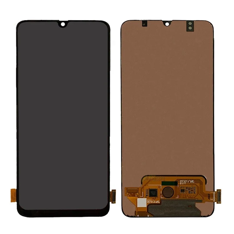 OEM LCD Screen and Digitizer Assembly Replace Part for Samsung Galaxy A70 SM-A705 (without Logo) - Black