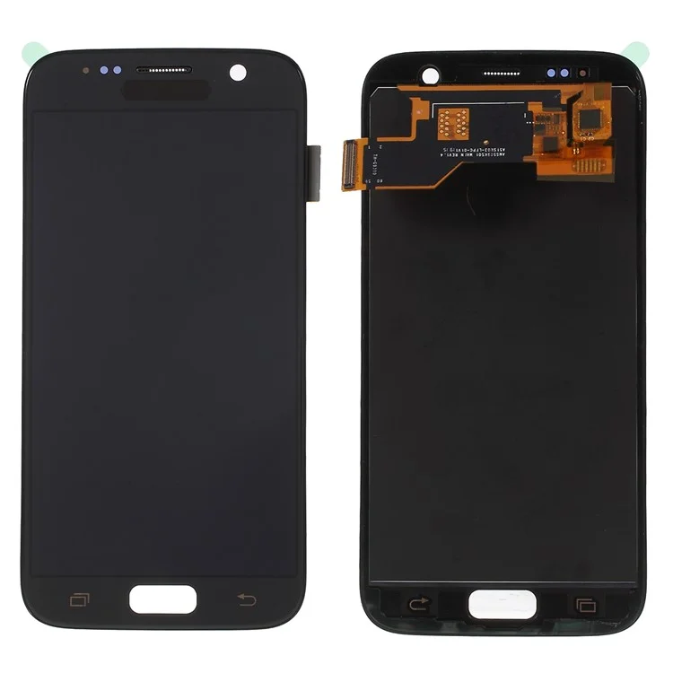 LCD Screen and Digitizer Assembly Repair Part with a Fingerprint Button Mat [TFT Version] for Samsung Galaxy S7 G930 - Black