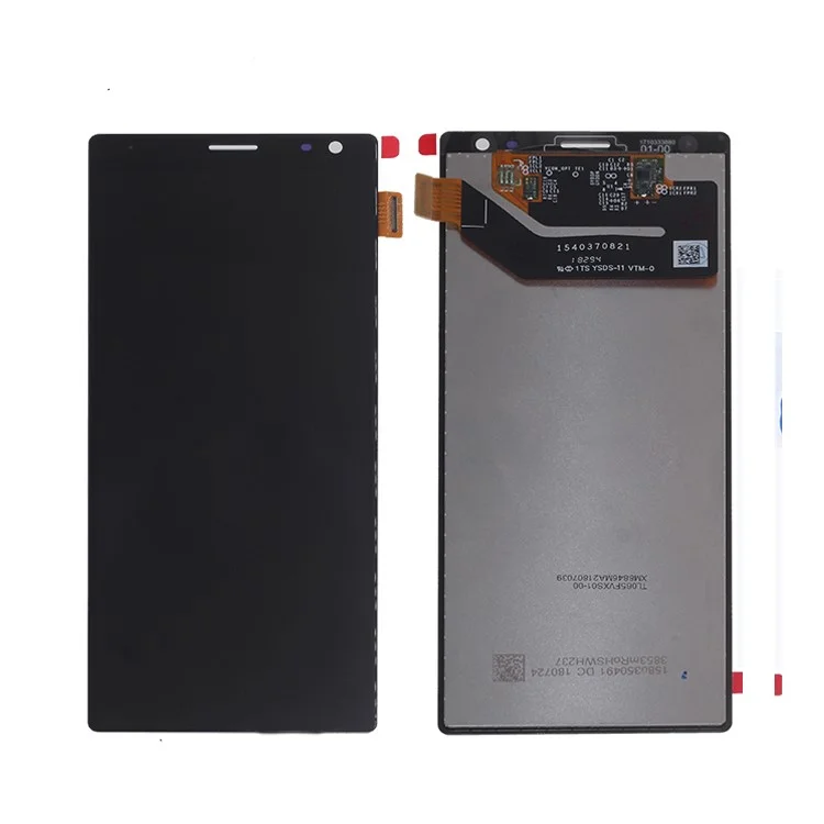 OEM LCD -bildschirm Und Digitalisiererbaugruppe Ersetzen Sie Teil (ohne Logo) Für Sony Xperia 10 Plus I3213 / I4213 / I4293 / I3223 - Schwarz