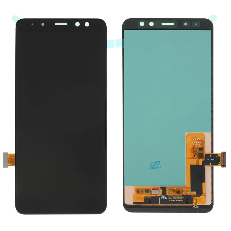 Per Samsung Galaxy A8 (2018) A530 Schermo LCD e Parte Del Gruppo Digitalizzatore (versione Tft) (senza Logo) - Nero