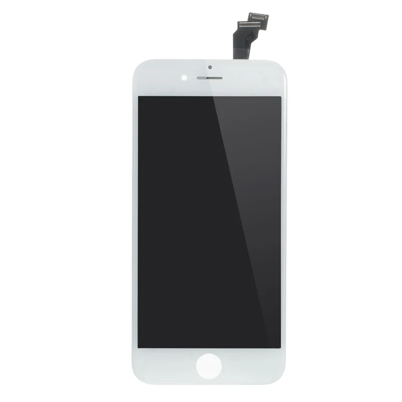 For iPhone 6 4.7 LCD Screen and Digitizer Assembly +Frame Part (Made by China Manufacturer, 350-400cd/m2 Brightness) (without Logo) - White